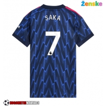 Ženske Nogometnih dresov Arsenal Bukayo Saka #7 Gostujoči 2025-26 Kratki rokavi